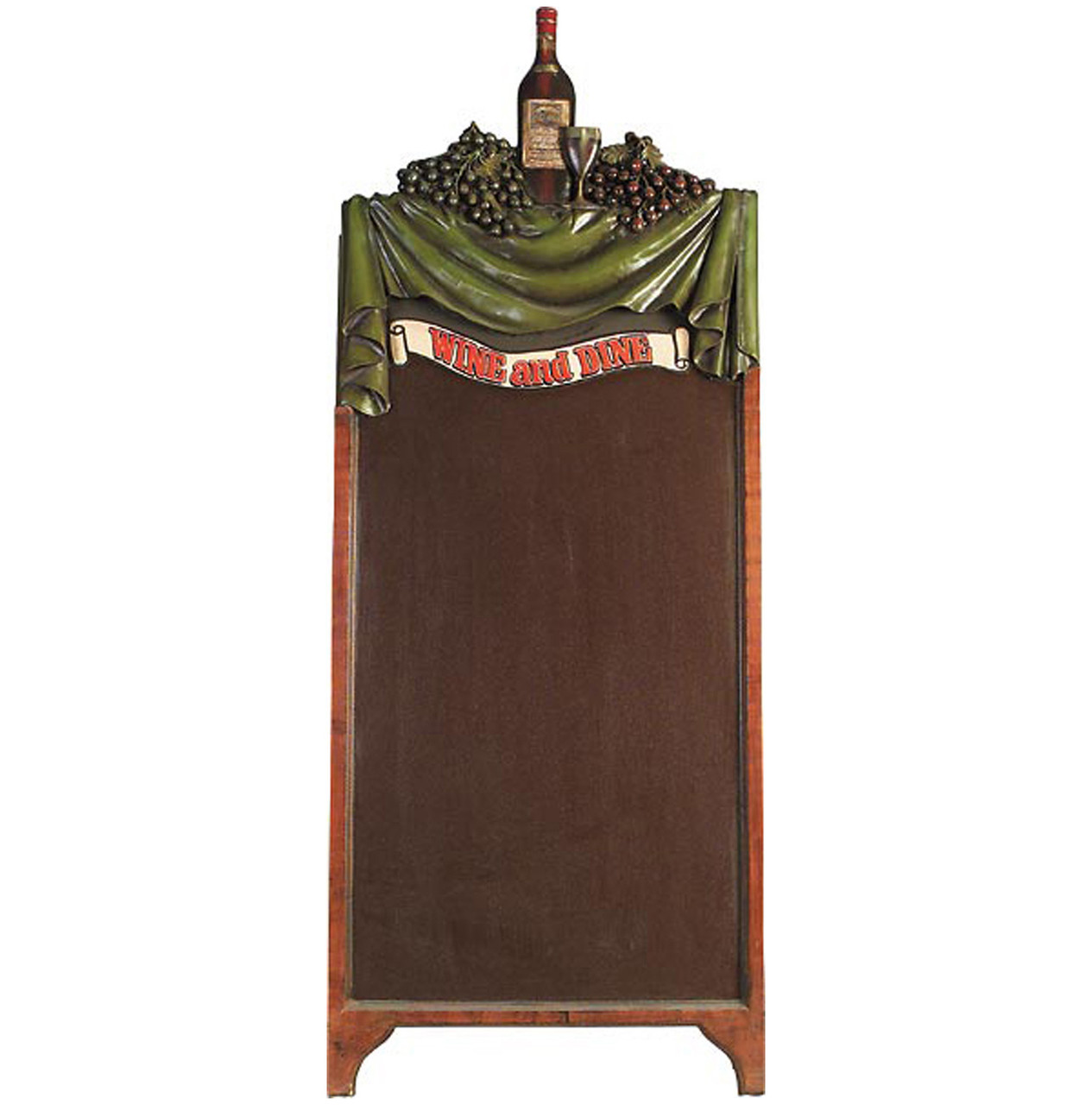 Wine and Dine Chalkboard with Stand 62" Tall