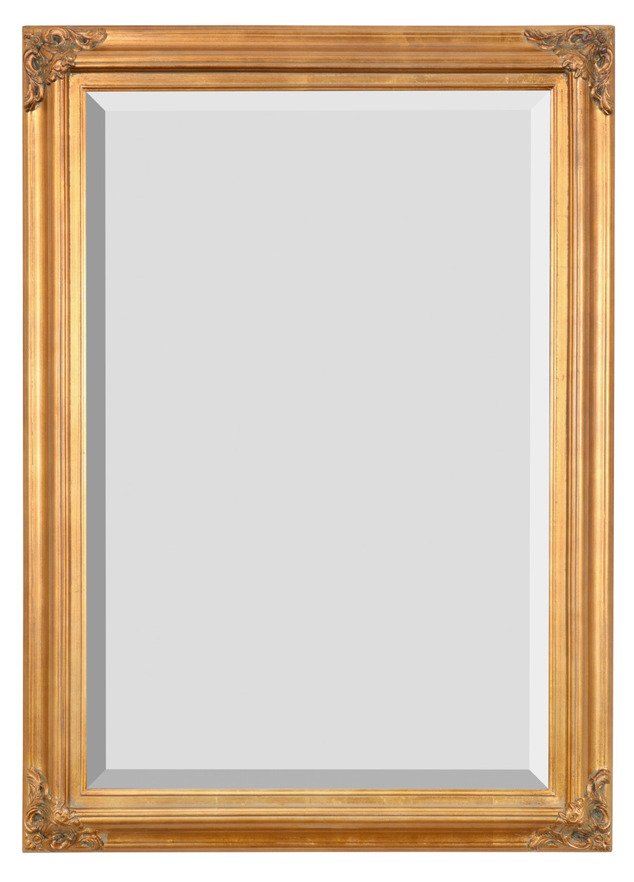 Mini Grand Victorian Mirror 24x36 Antique Gold