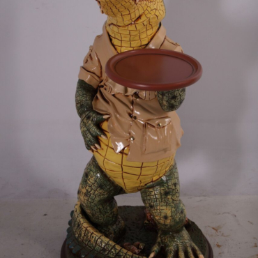 Crocodile Butler with Tray 39" Room Scene
