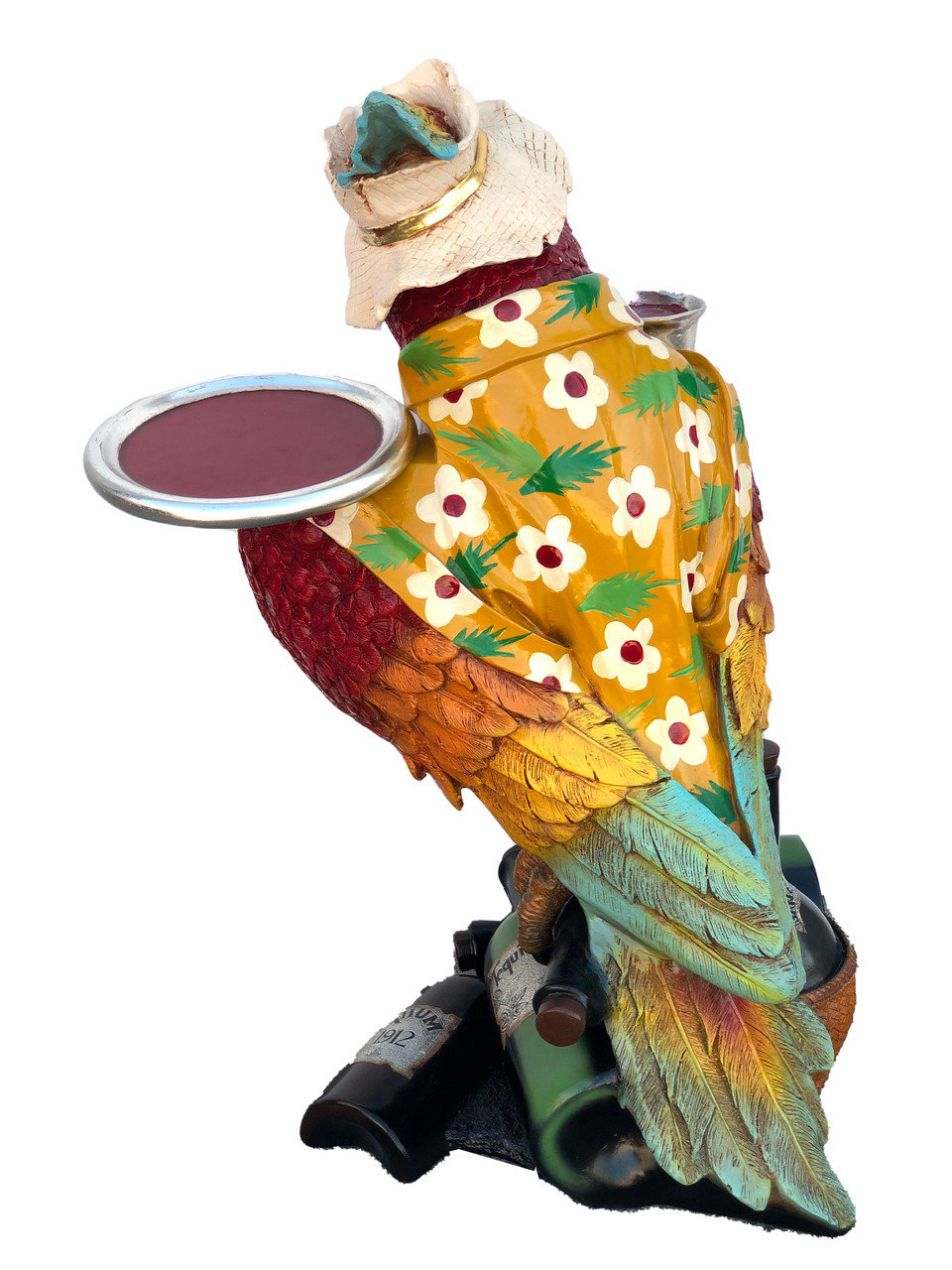 Parrot Butler with Tray 36" Close Up Image