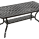 Savannah Outdoor Aluminum  Coffee Table Close Up Image