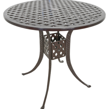 Savannah Outdoor Aluminum Round Bar Table
