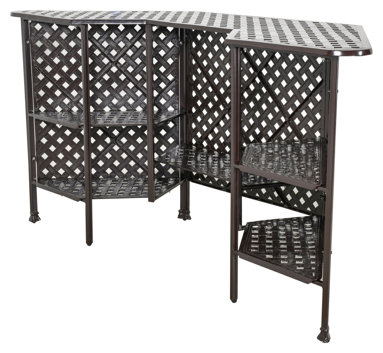 Savannah Outdoor Aluminum Bar Close Up Image