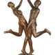 A Modernistic Man and Woman Dancing 54 Inches Tall