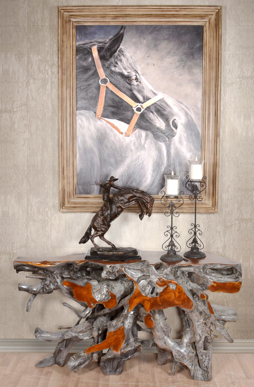 Bronco Buster After Remington 25 Inch Room Scene