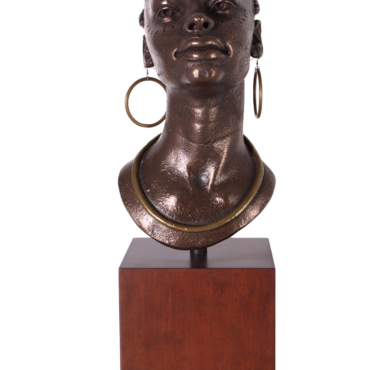 African Queen Bust on Stand