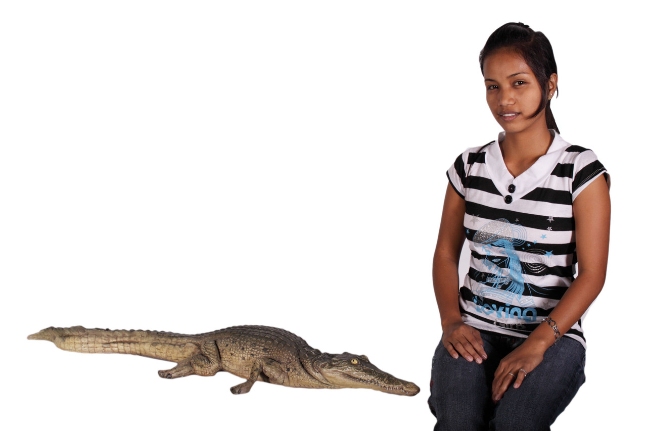 Crocodile Walking 4Ft Room Scene