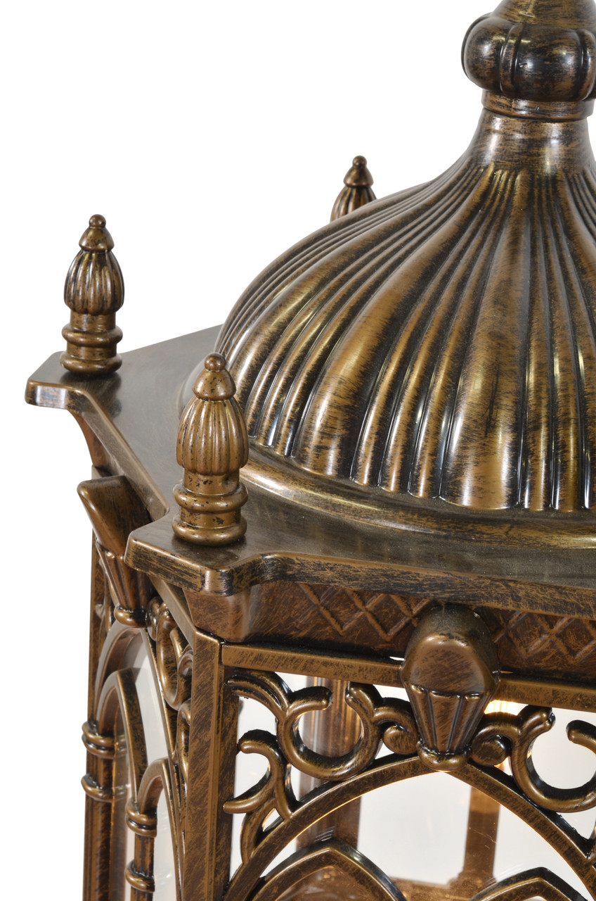 Gothic Column Lamp Close Up Image