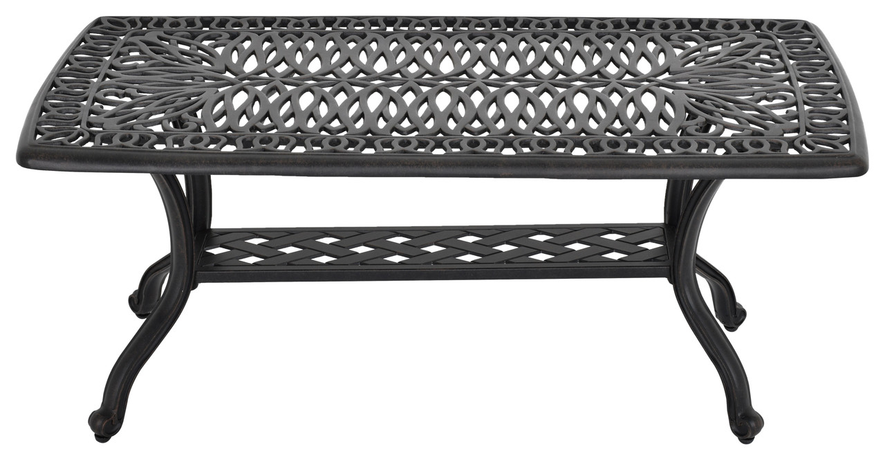 Grand Bonaire Weave Outdoor Coffee Table Close Up Image