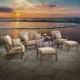 Grand Bonaire Weave Outdoor 7 Piece Outdoor Set (KIT)