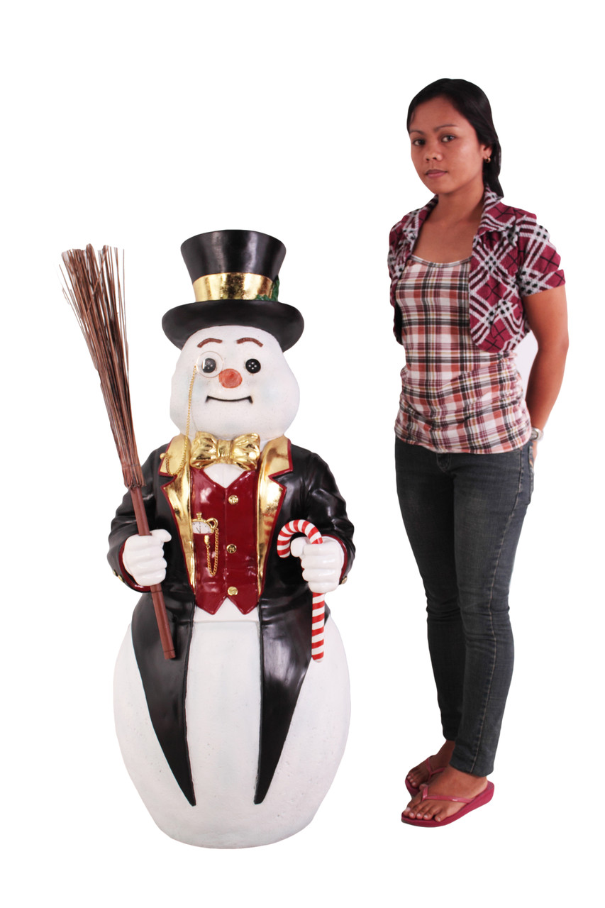 Frosty The Snowman  48 " Tall Close Up Image