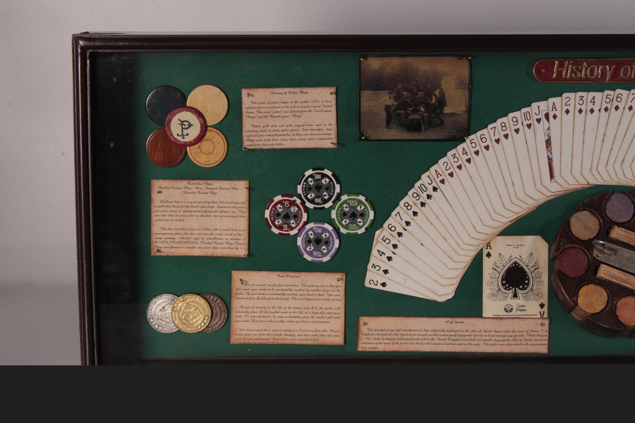 History of Poker Showcase Room Scene