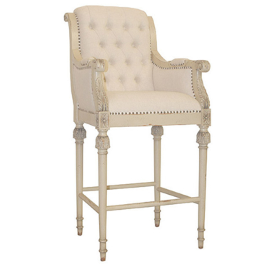 Continental Linen Bar Stool PM