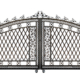 Bridgeton Moore Aluminum Wide Driveway Gate (KIT)