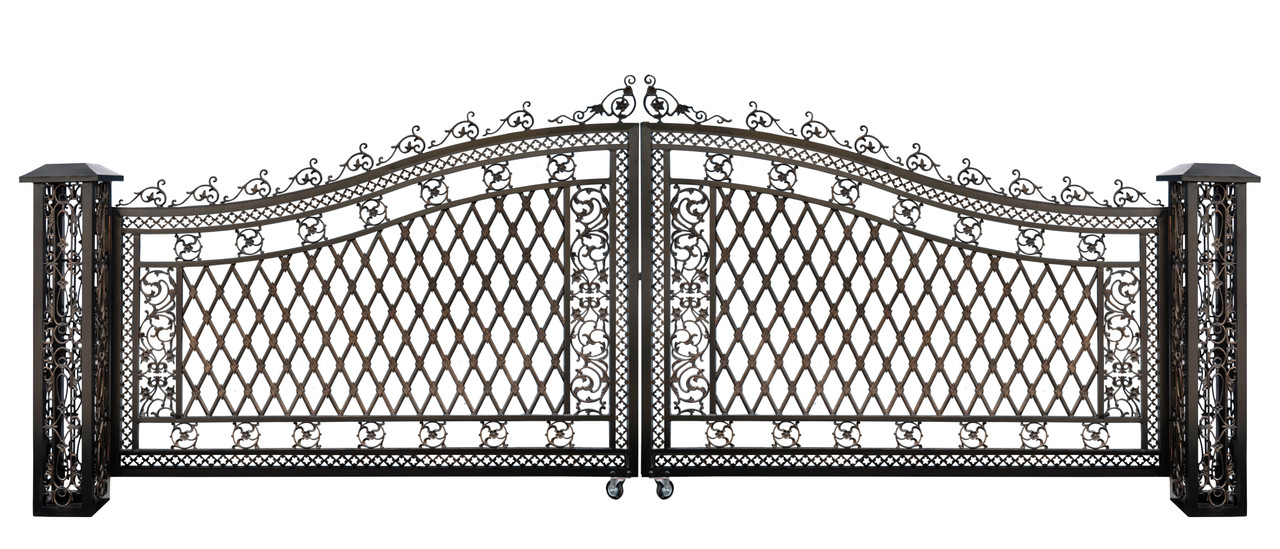 Bridgeton Moore Aluminum Wide Driveway Gate (KIT)