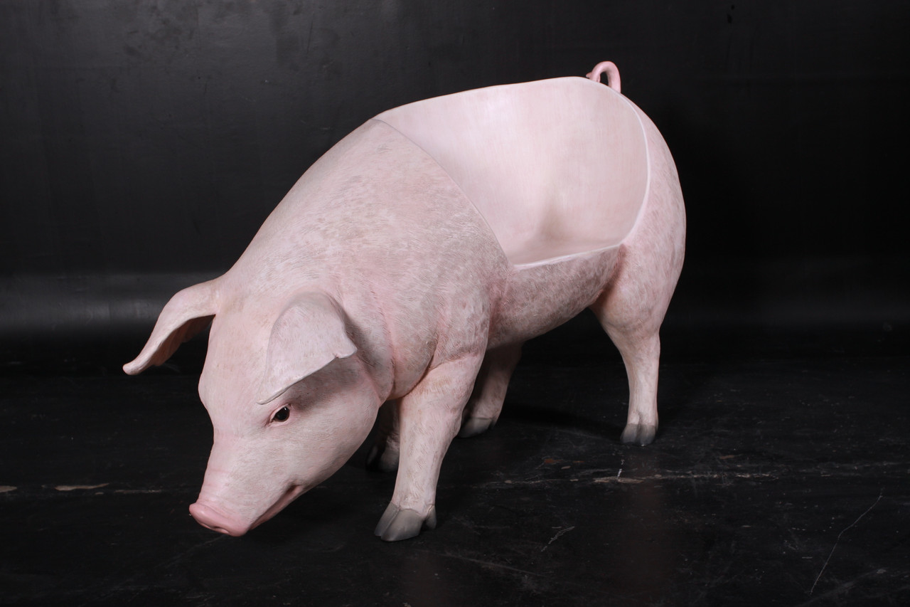 Fat Pig Bench Room Scene