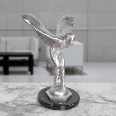 Bronze and Nickel Spirit of Ecstasy 28 Inch