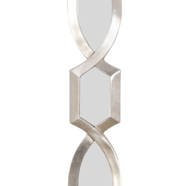 Diamond Stack Mirror Silver