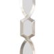 Diamond Stack Mirror Silver
