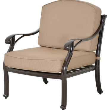 Savannah Outdoor Aluminum Club Chair Room Scene