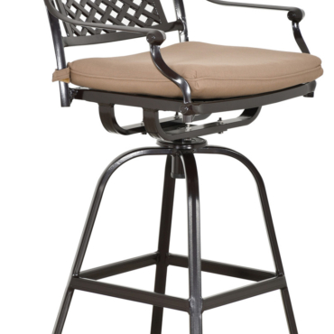 Savannah Outdoor Aluminum Bar Stool Room Scene