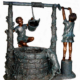 Boy at Wishing Well Fountain