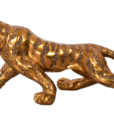 Bengal Tiger 38 Inch Long Antique Gold Finish