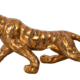 Bengal Tiger 38 Inch Long Antique Gold Finish