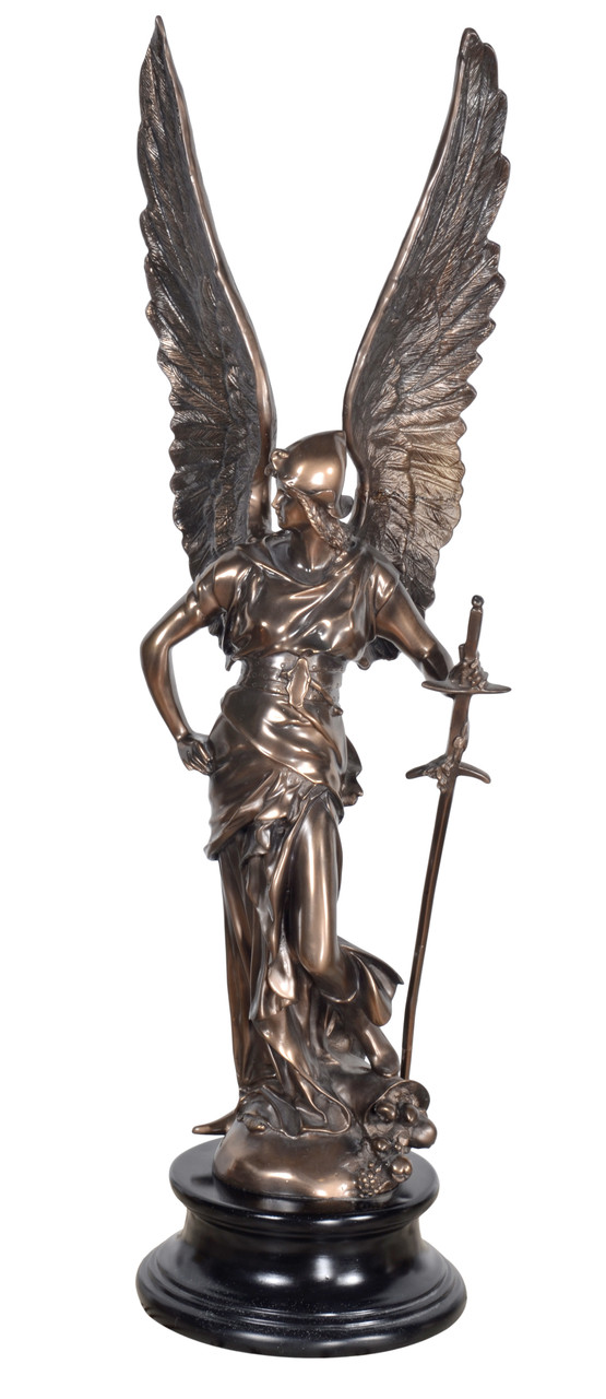 Bronzed Goddess of Victory Room Scene