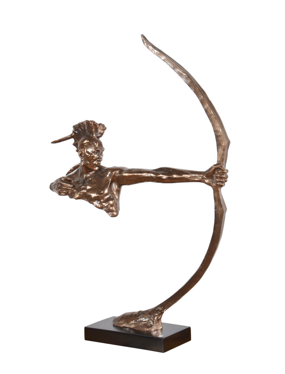 Bronzed Indian Shooter Room Scene