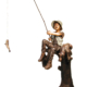 Fishing Boy on Tree Large 65 Inch