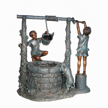 Boys at Well Fountain