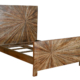 Mango Wood Solid Parquet King Bed