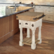 Farmhouse Island Chaulk White Work Console Small