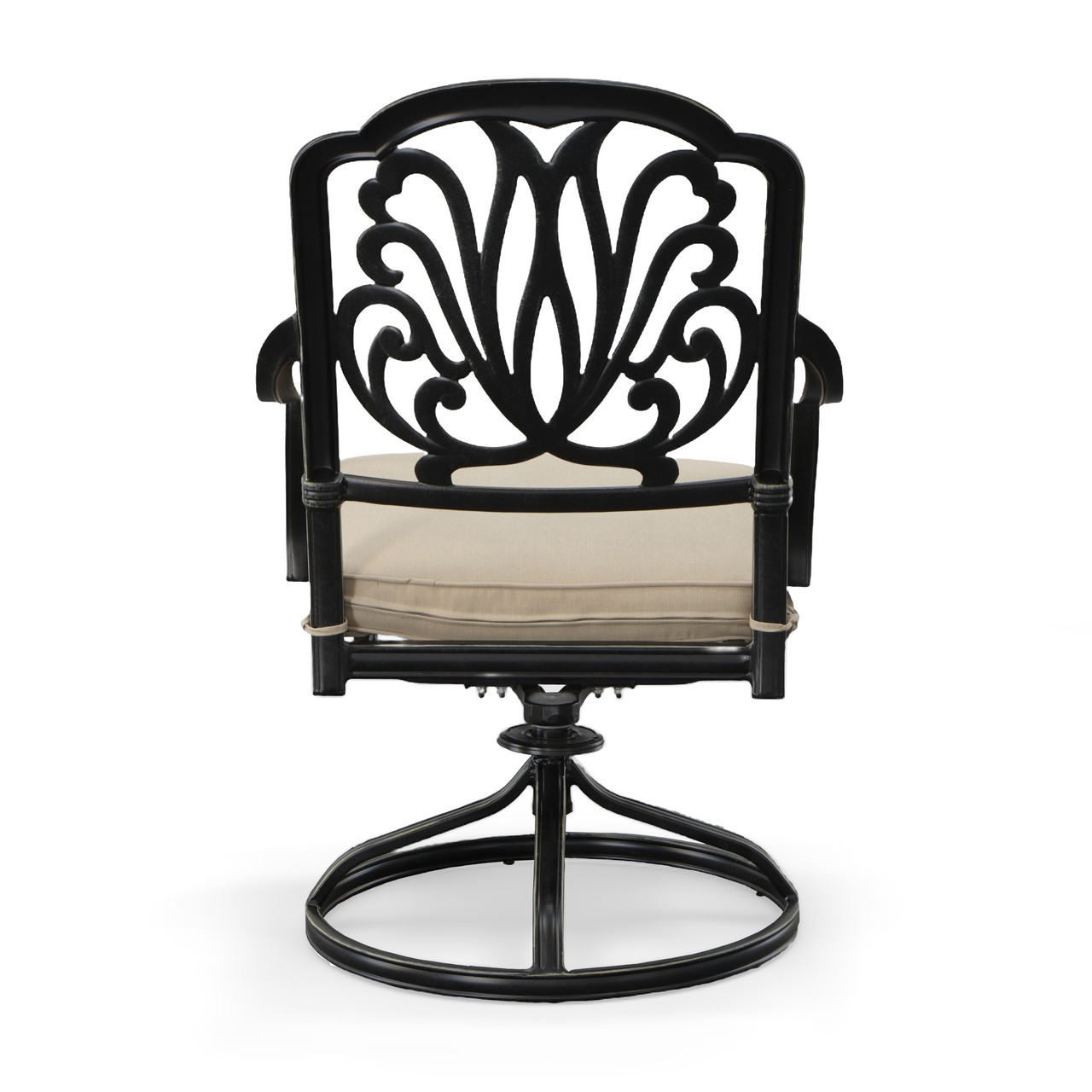 Elisabeth Aluminum Swivel Rocker Plus Close Up Image