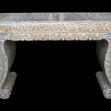Bali Reclaimed Teak Carved Console