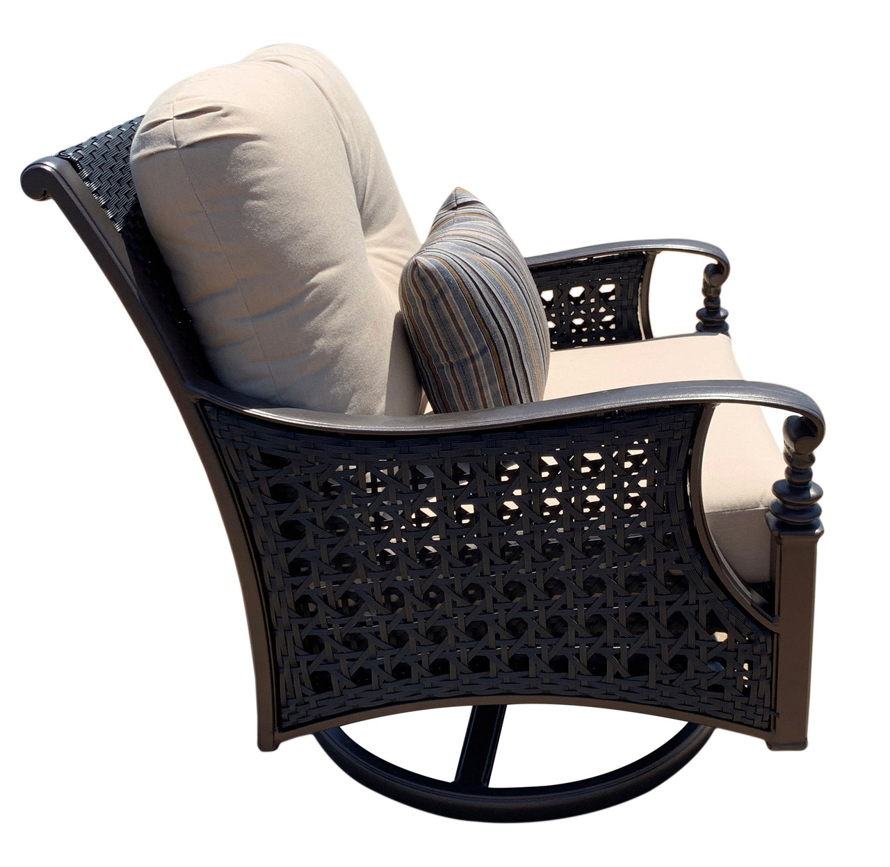 Monterey Swivel Rocking Club Chair Room Scene