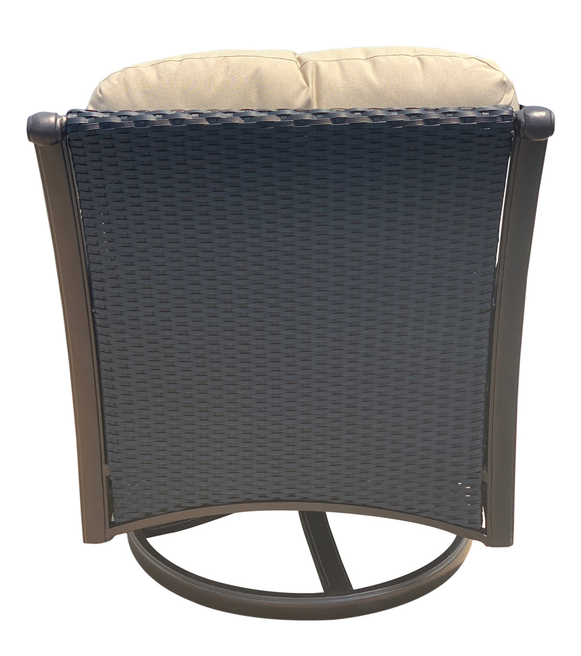 Monterey Swivel Rocking Club Chair Close Up Image