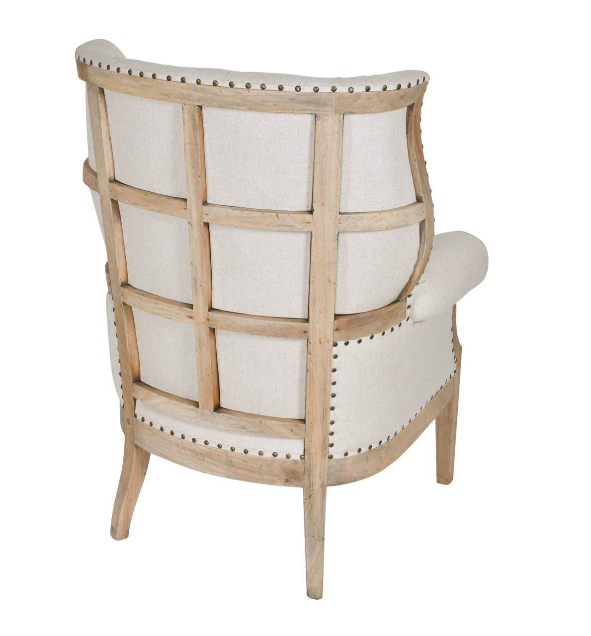 Farmhouse Islander Arm Chair Close Up Image