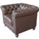 Classic Chesterfield Chair Brown