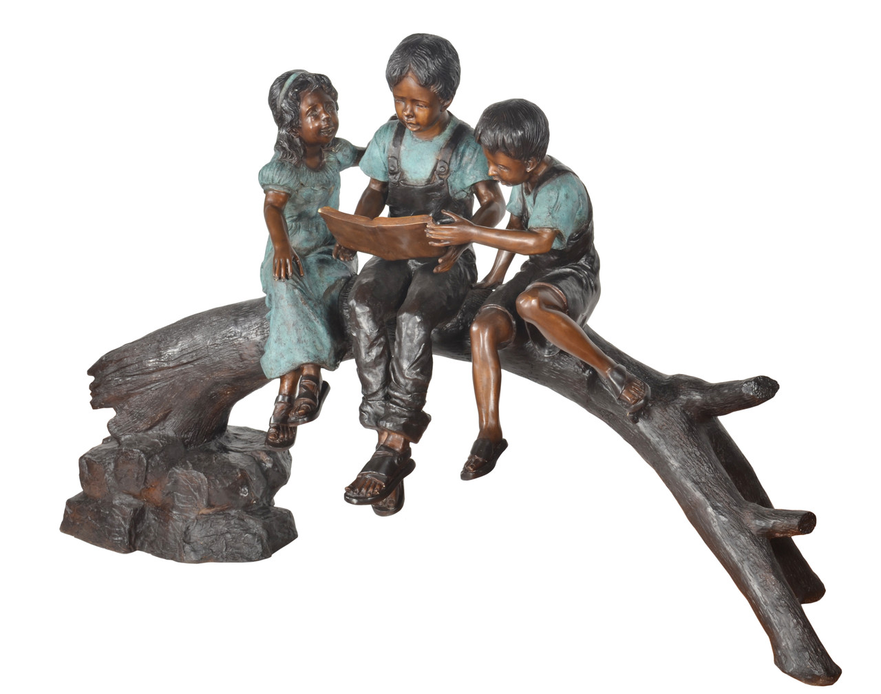 Three Kids on Tree 81 Inch Room Scene