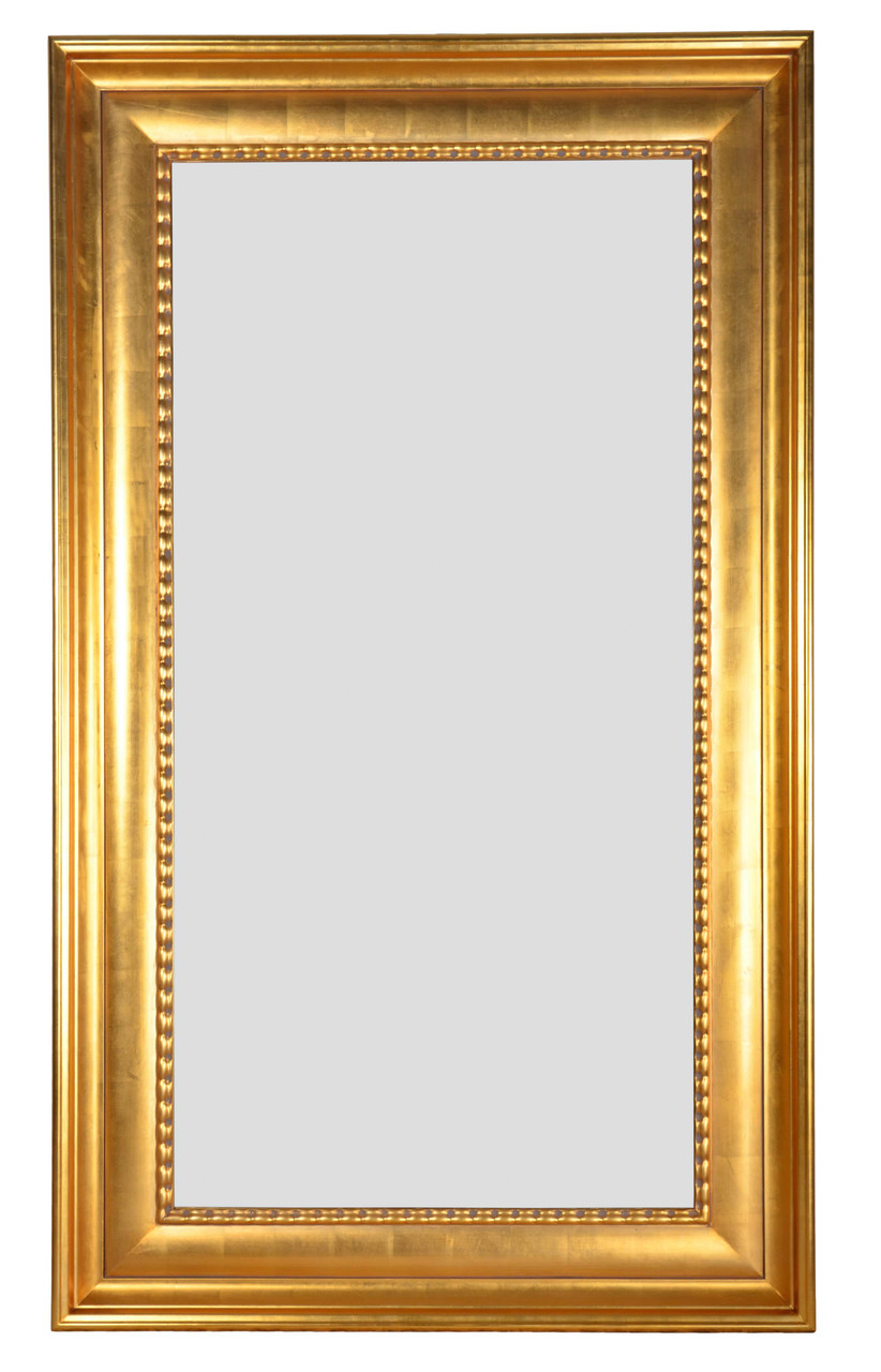 The Mammoth Wood Mirror Gold Leaf Room Scene