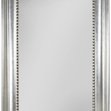 The Mammoth Wood Mirror Silver With Champagne Wash
