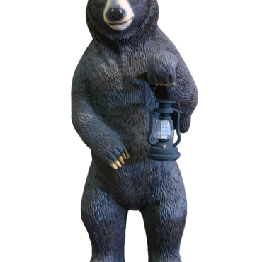 Standing Bear with Solar Lantern 3.50 FT