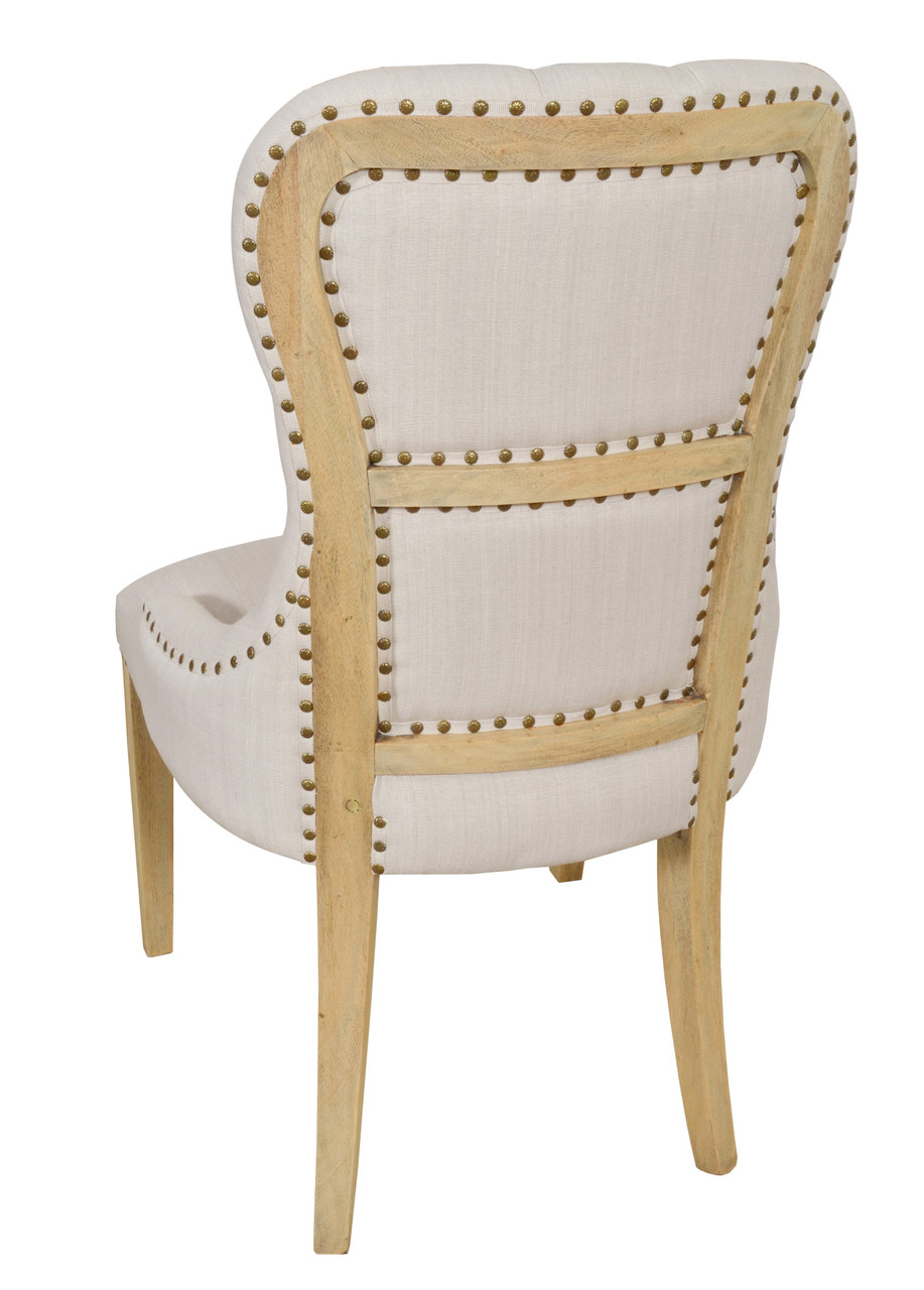 Inverness Farmhouse Work Shop Dining Chair Close Up Image