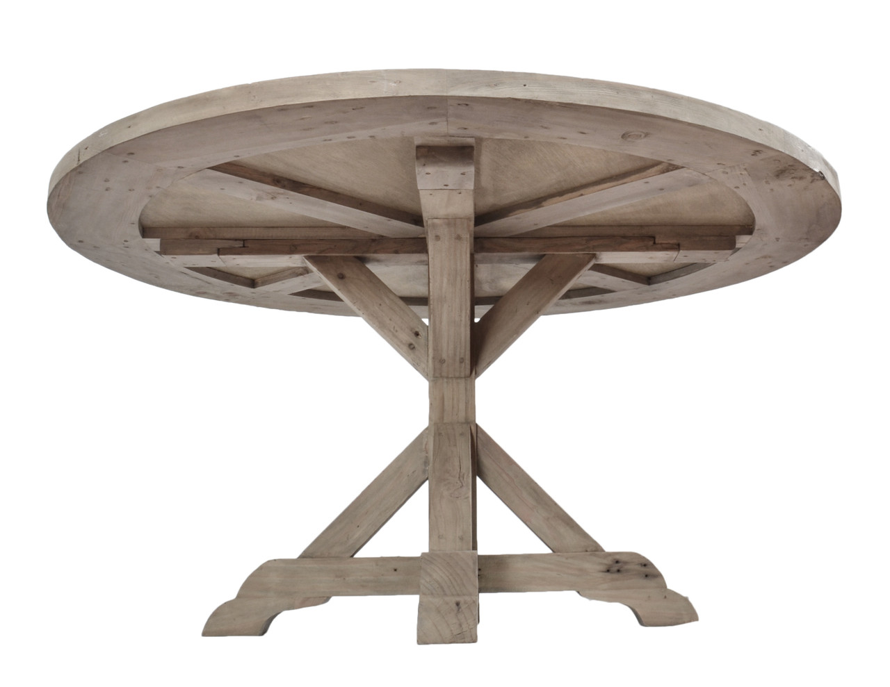 Inverness Farmhouse 60'' Round Dining Table Close Up Image