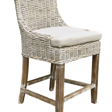 Alfresco Counter Stool Kuba Weave Savannah Wash