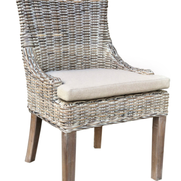 Alfresco Dining Chair Kuba Weave Savannah Wash