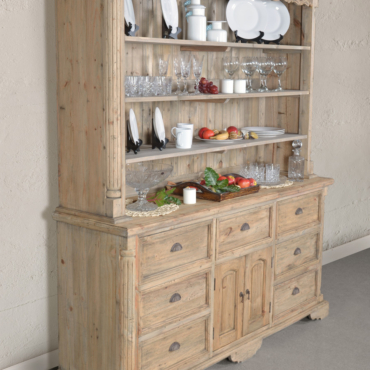 Farmhouse Cote de Azur Hutch in Natural Finish