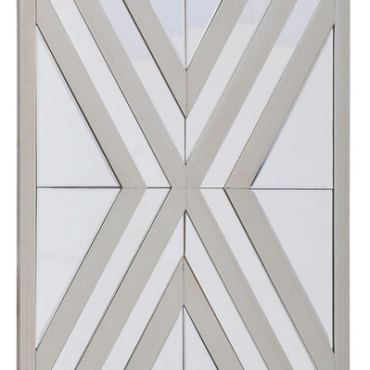 Silver Aspen Diamond 72" Mirror